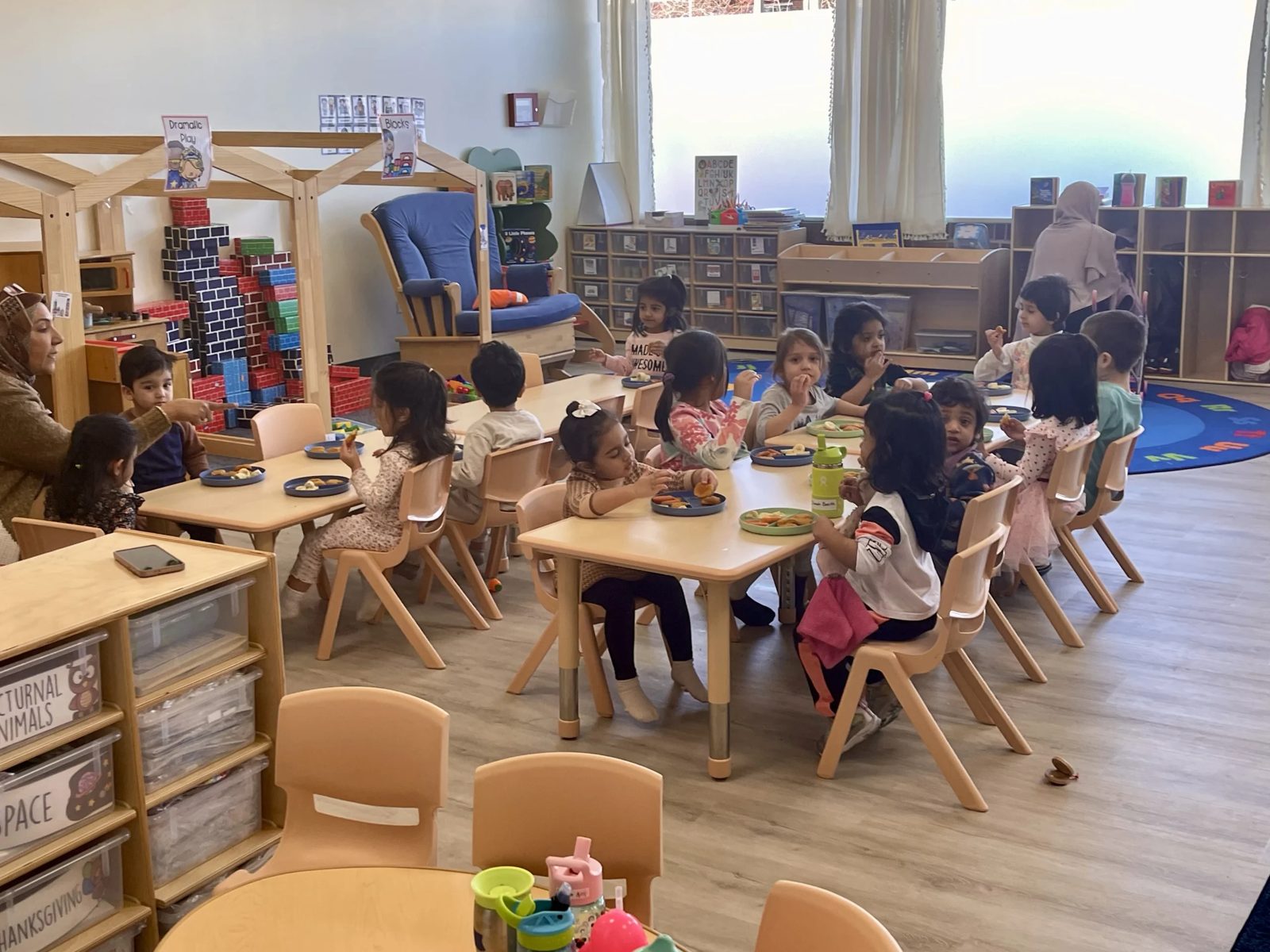A bright, purposefully designed Little Muslims classroom